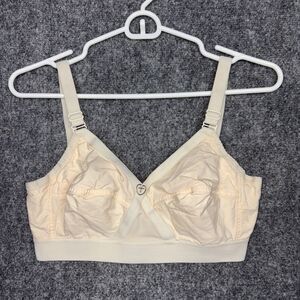 Trylo Krutika Bra Womens 34 D Beige Cotton